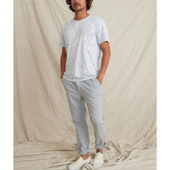 Marine Layer Men's Oahu Hawaiian Vintage Reverse Faded Wash Tee T-Shirt - Picture 6 of 7